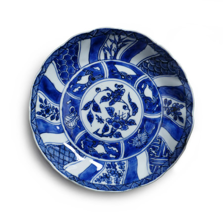 bfe-17-a-set-of-five-blue-and-