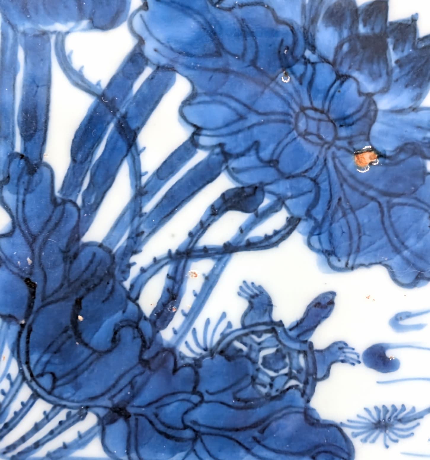 BFE 28 Two blue and white Ko-Sometsuke dishes 