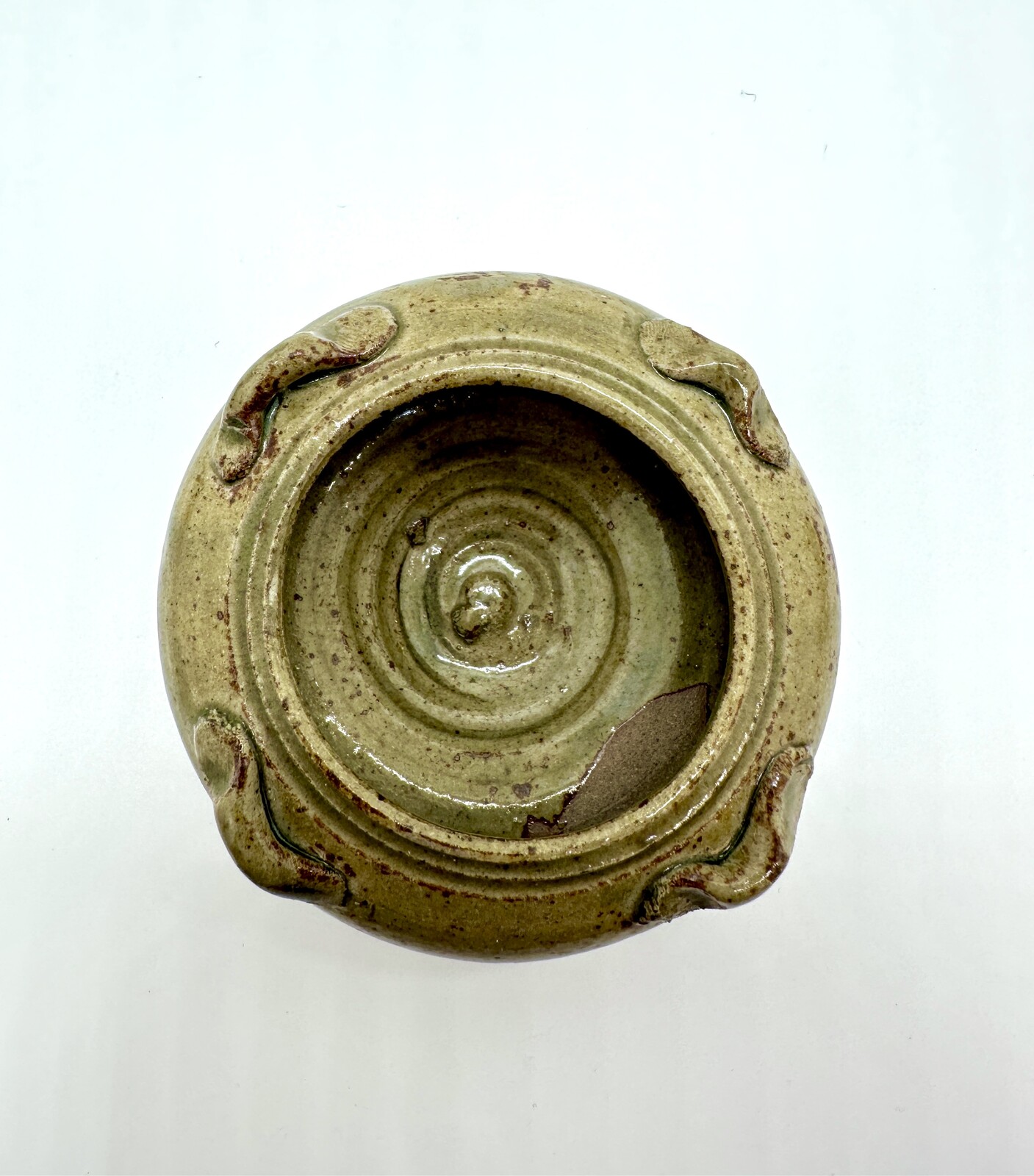 EF 62 A Yue stoneware water pot<br><br>西晉越窯四繫水盂