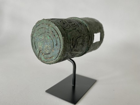 WBO 01 An Archaic bronze axel cap<br><br>西周青銅車軎- Early