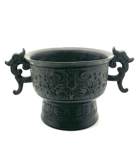 WF 49 A Bronze Censer<br><br>十七/十八世紀 青銅香爐