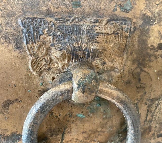 WF 68 Two Bronze Ritual Wine Vessels, fanghu<br><br>漢青銅方