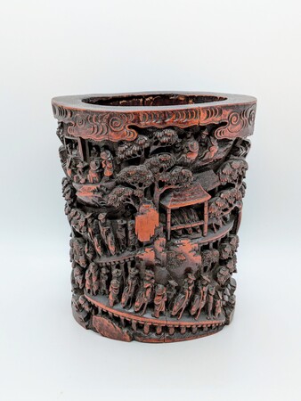 銅製 竹筆箱 筆筒 文房具 筆洗 筆置 筆入 家具 工芸品 美術品 銅製 竹筆箱 筆筒 文房具 筆洗 筆置 筆入 家具 工芸品 美術品